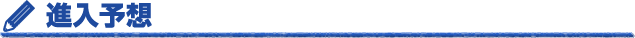 進入予想